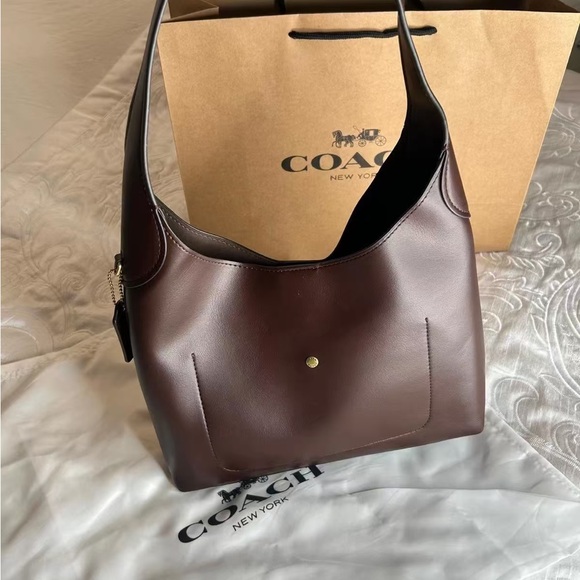Coach Shoulder Bag Brooklyn 28 Maple - Picture 2 of 4